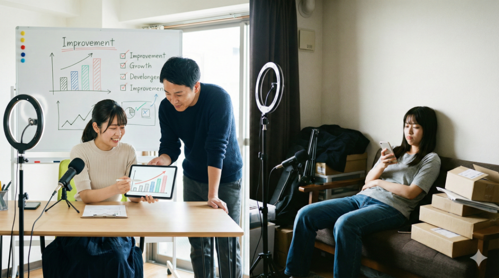 他のライバー事務所と比べてNEXT WAVEはどう違う？